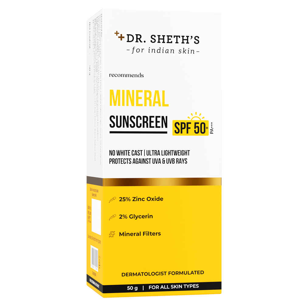 Buy Dr. Sheth's Mineral Sunscreen-50 gm - Purplle