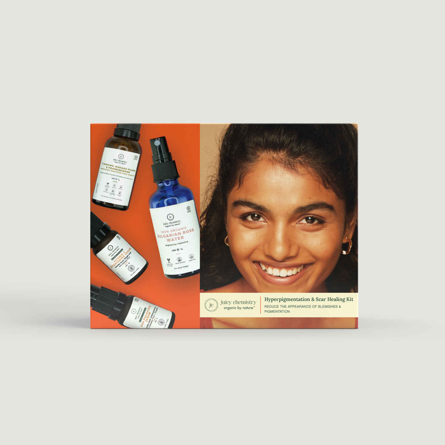Buy Juicy Chemistry Hyperpigmentation & Scar Healing kit Combo of 4 - Purplle