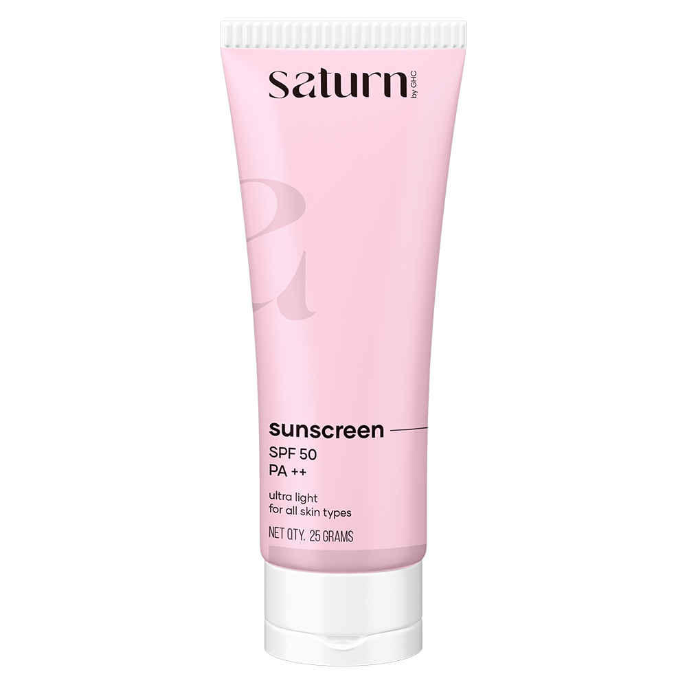 Buy Saturn by GHC SPF 50 PA++ Sunscreen with UVA & IVB Protection, 25 gm (Sample) - Purplle