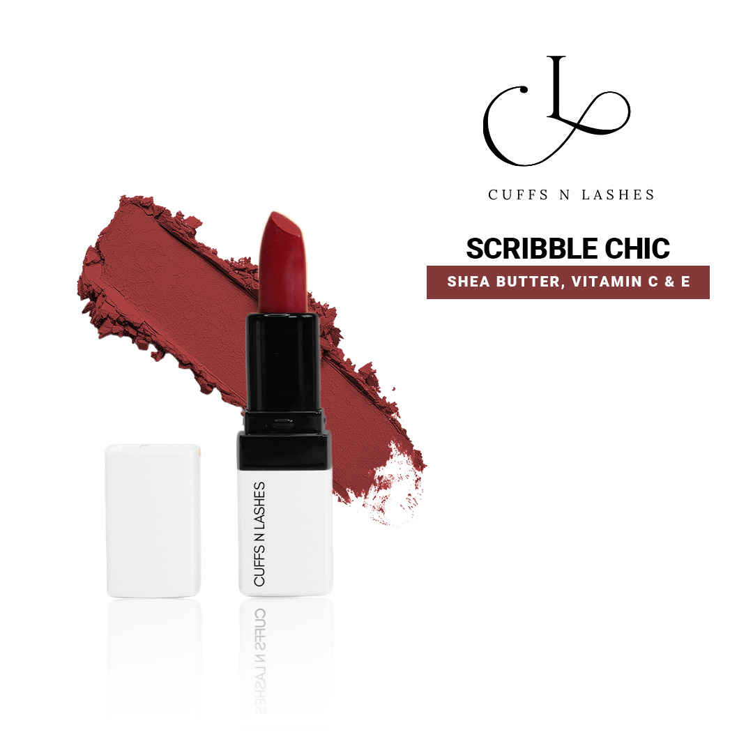 Buy Cuffs N Lashes Doodle Lips I Scribble Chic Lipstick (2 gm) - Purplle
