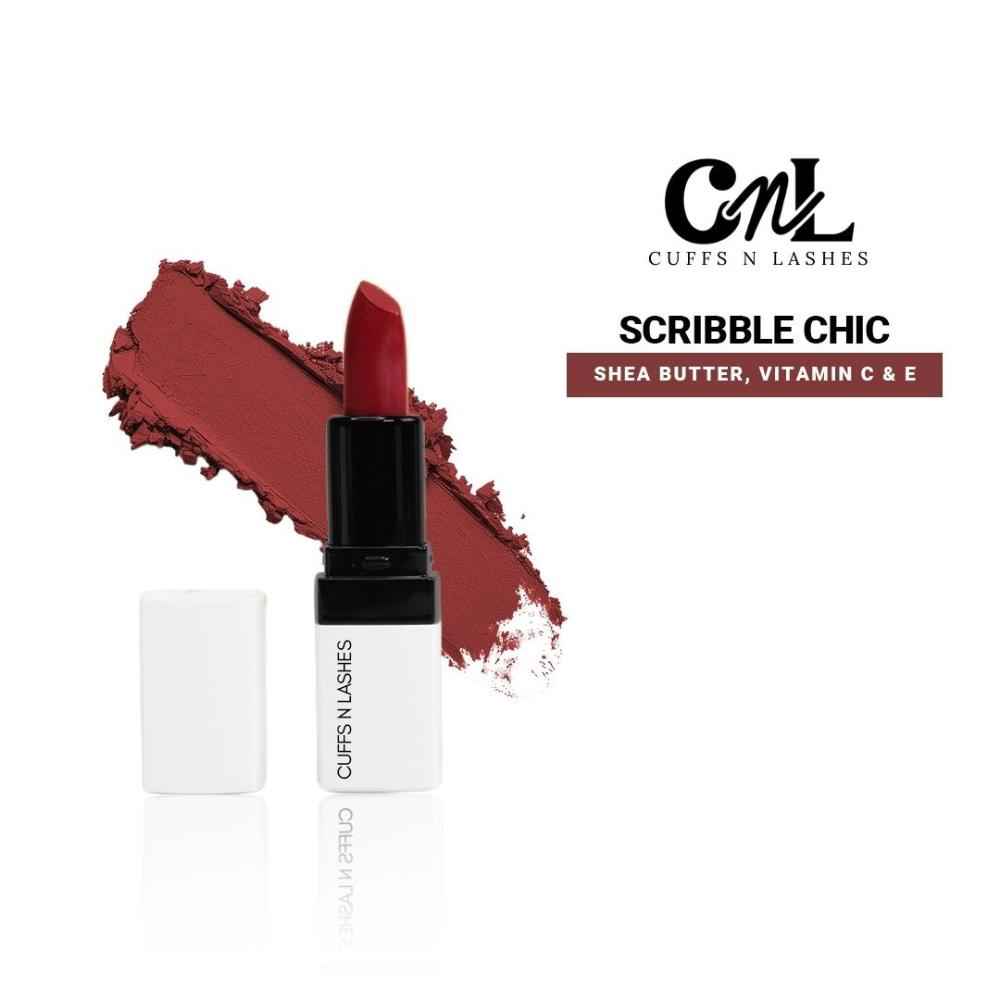 Buy Cuffs N Lashes Doodle Lips I Scribble Chic Lipstick (2 gm) - Purplle
