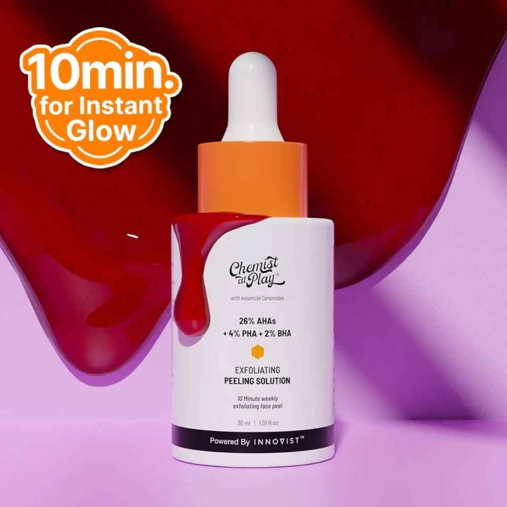 Buy Chemist at Play 26% AHA 2% BHA 4% PHA Peeling Solution | Chemical Exfoliator For Face (30 ml) - Purplle