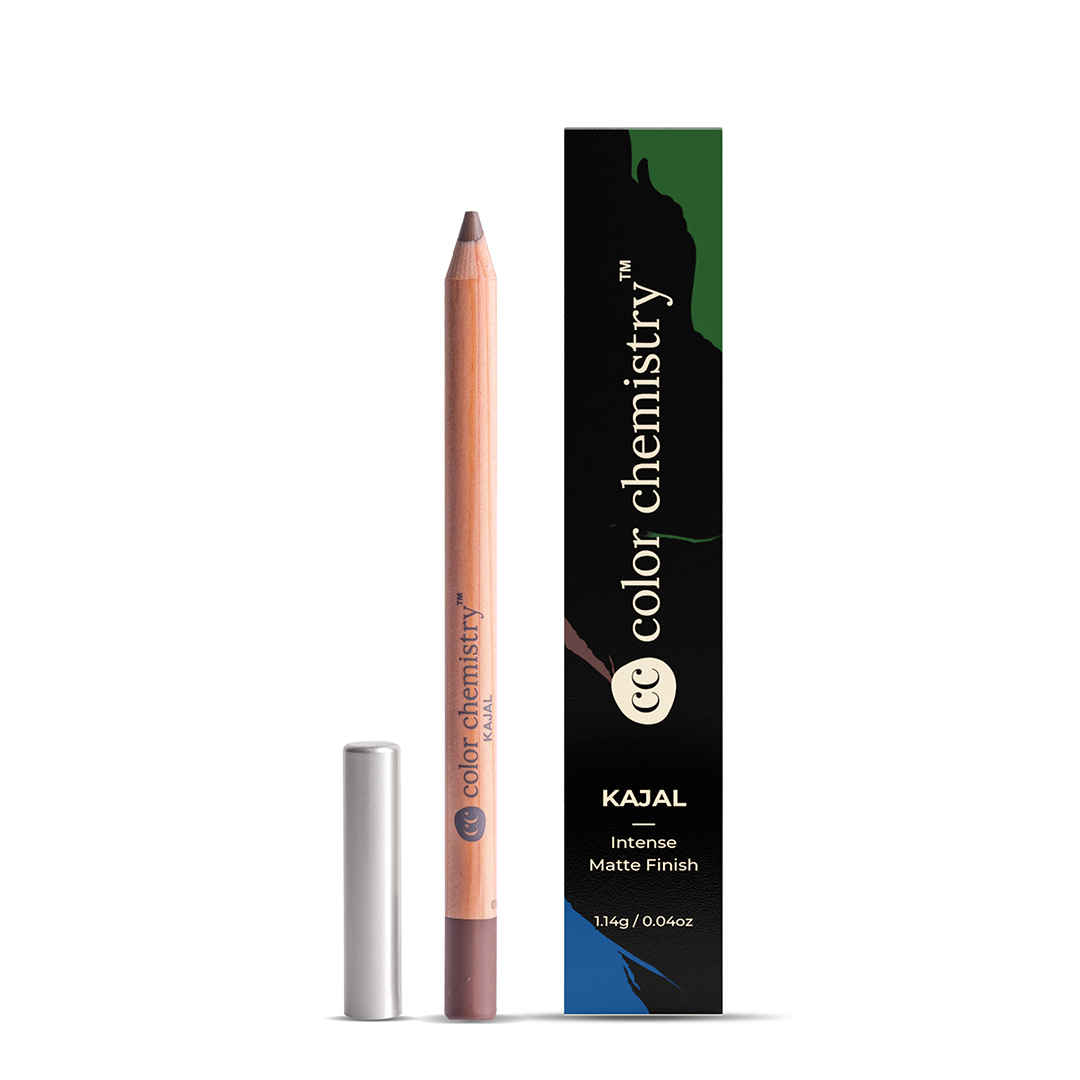 Buy Juicy Chemistry Organic Kajal, Intense Matte Finish, One-stroke application - Certified Organic (1.14 gm) Loam KJ02 - Purplle