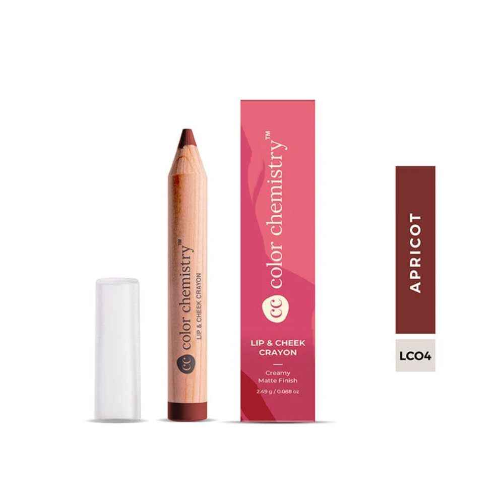 Buy Juicy Chemistry Lip & Cheek Crayon Apricot LC04 (2.49 gm) - Purplle