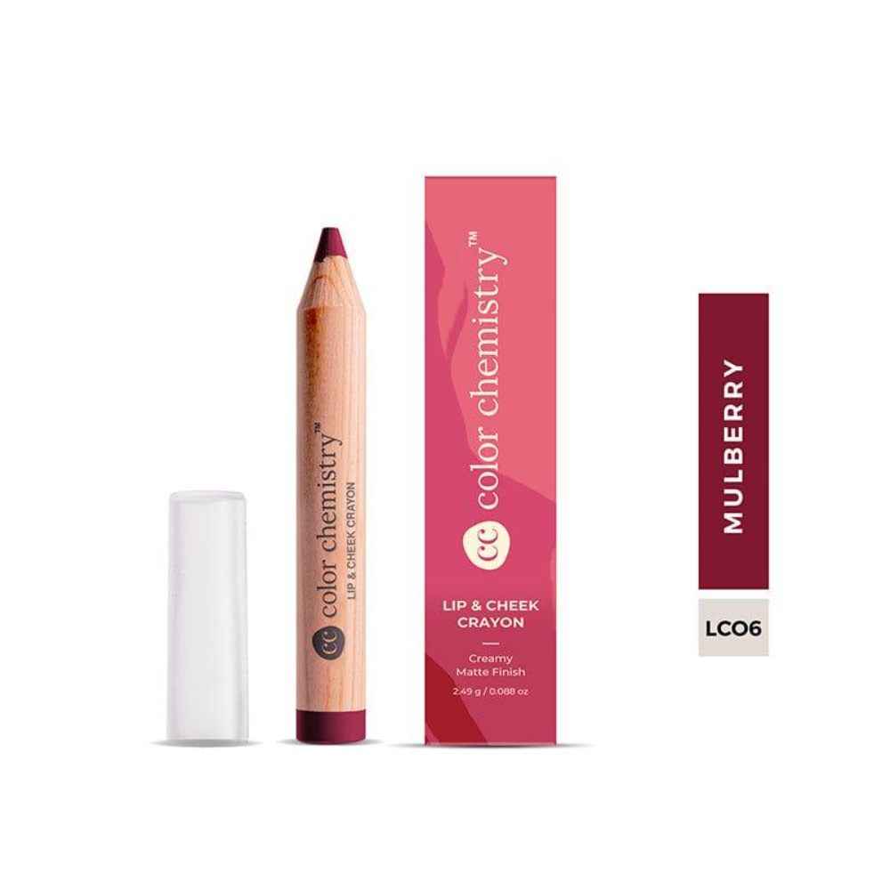 Buy Juicy Chemistry Lip & Cheek Crayon Mulbery LC06 (2.49 gm) - Purplle