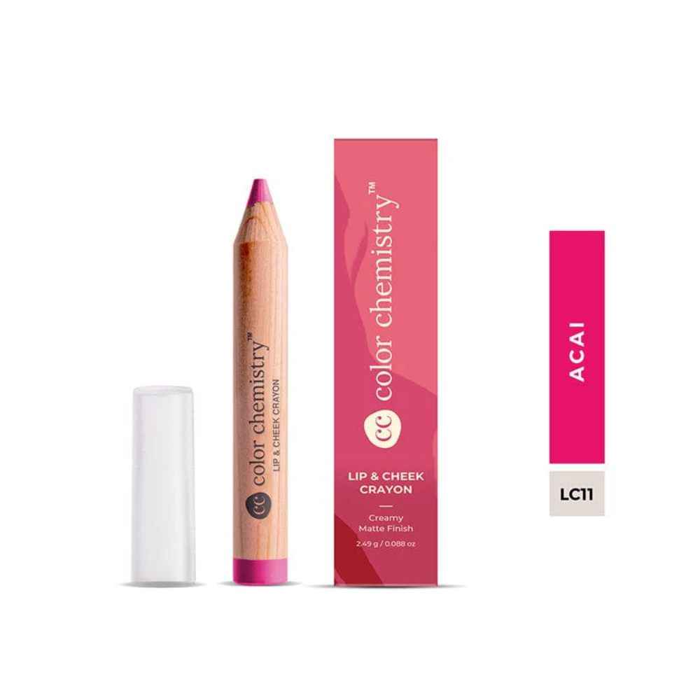 Buy Juicy Chemistry Lip & Cheek Crayon Acai LC11 (2.49 gm) - Purplle