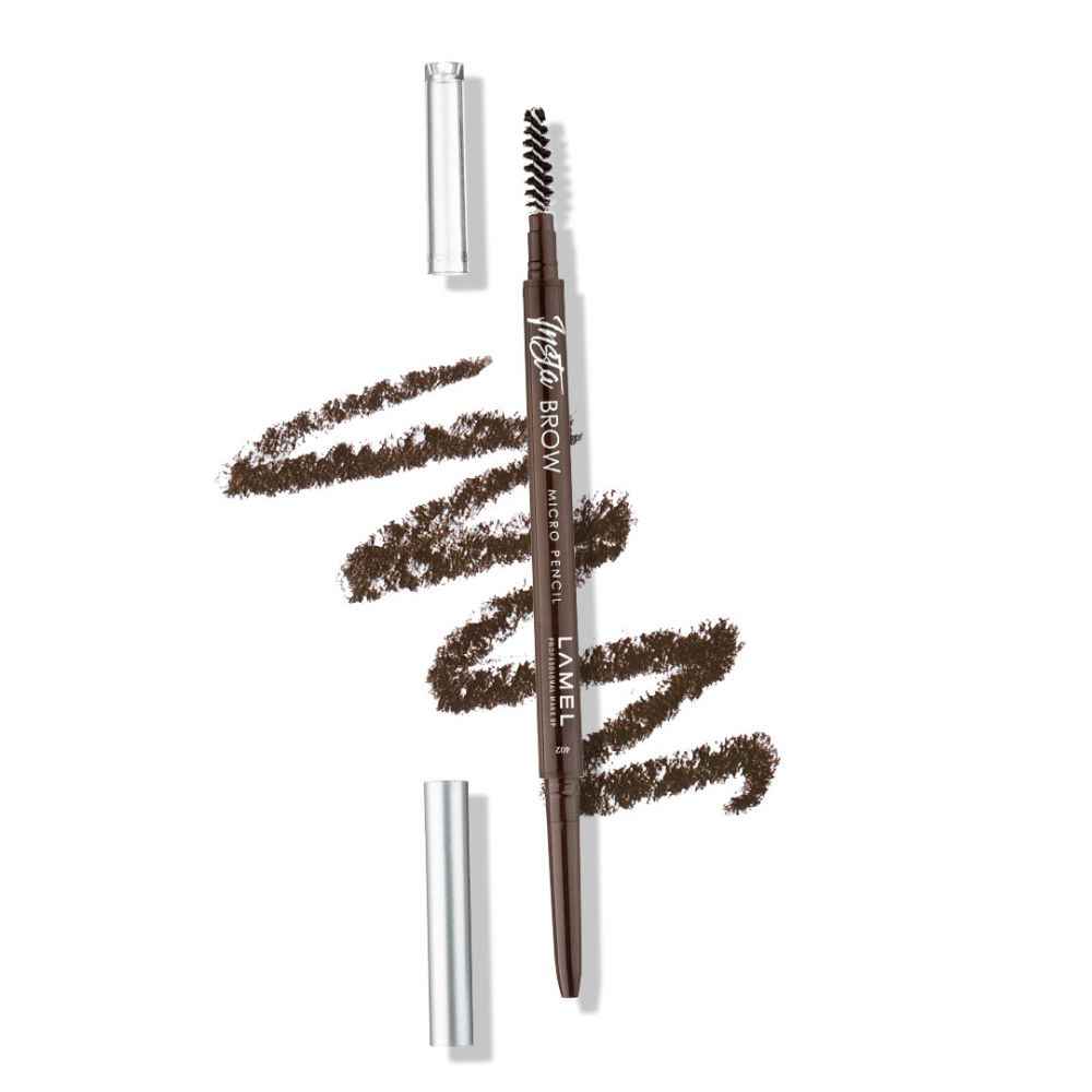 Buy Lamel INSTA Micro Brow Pencil a„–402-Chocolate 0.12 gm - Purplle