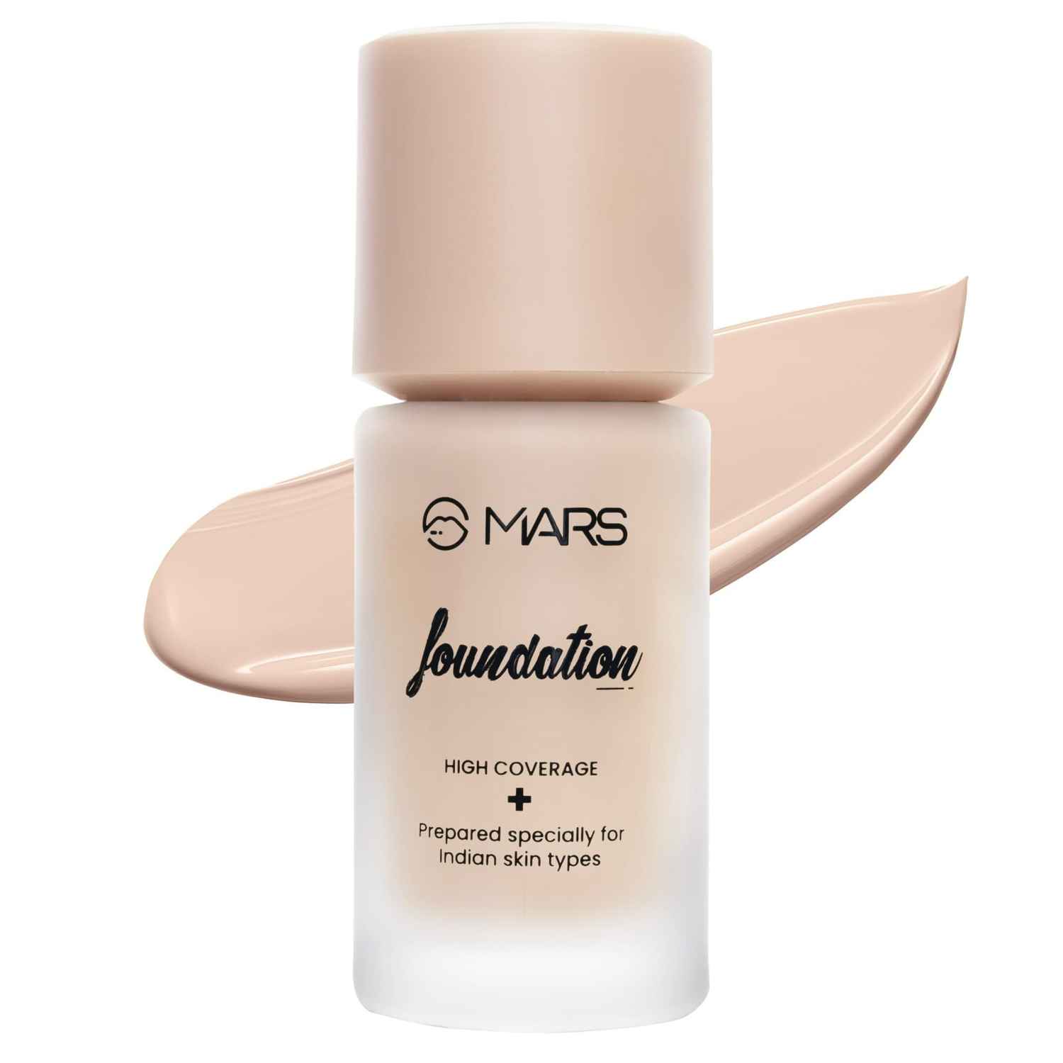 Buy MARS High Coverage Liquid Foundation | Blemish Free & Blendable Foundation for Makeup (40 ml) (SHADE-01) - Purplle