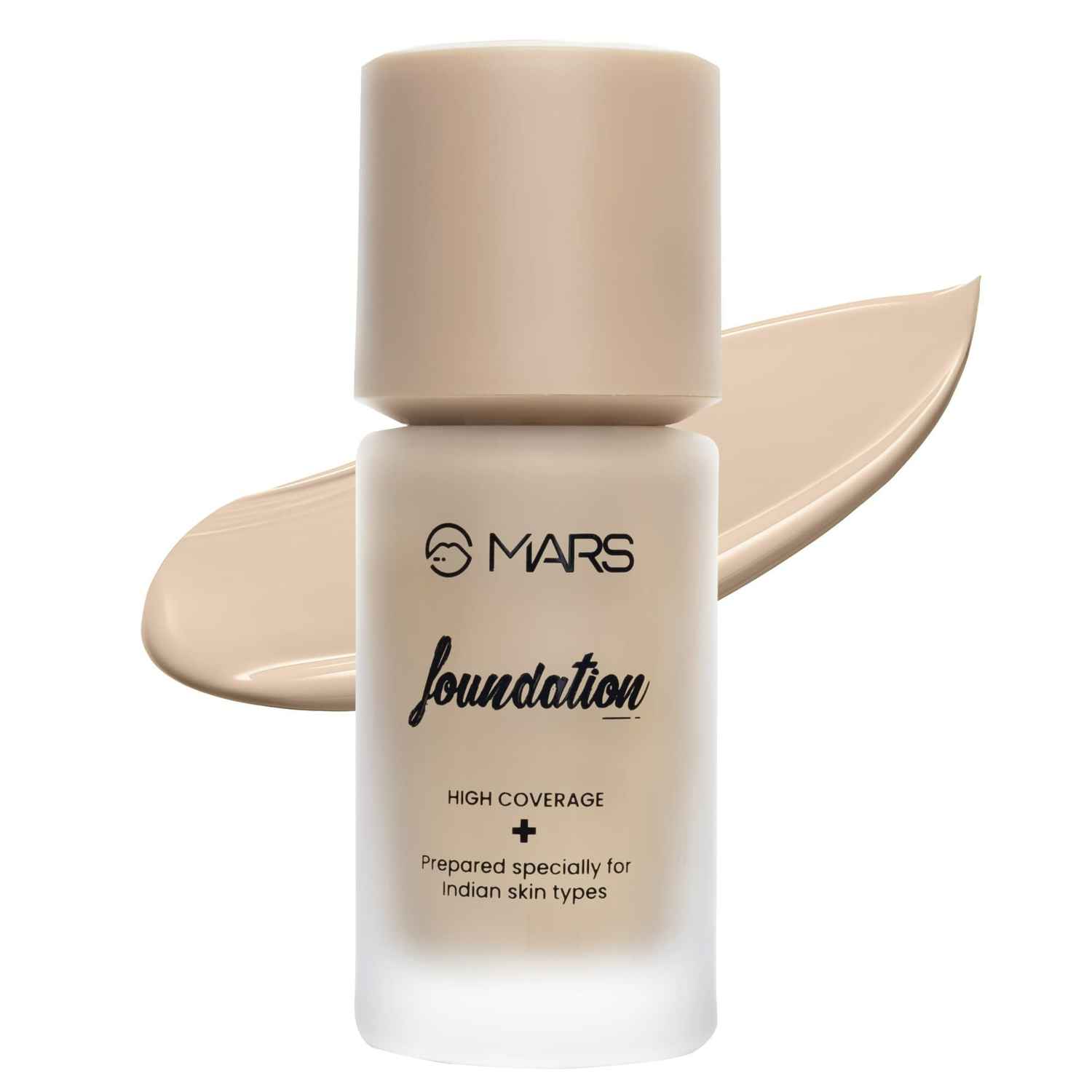 Buy MARS High Coverage Liquid Foundation | Blemish Free & Blendable Foundation for Makeup (40 ml) (SHADE-04) - Purplle