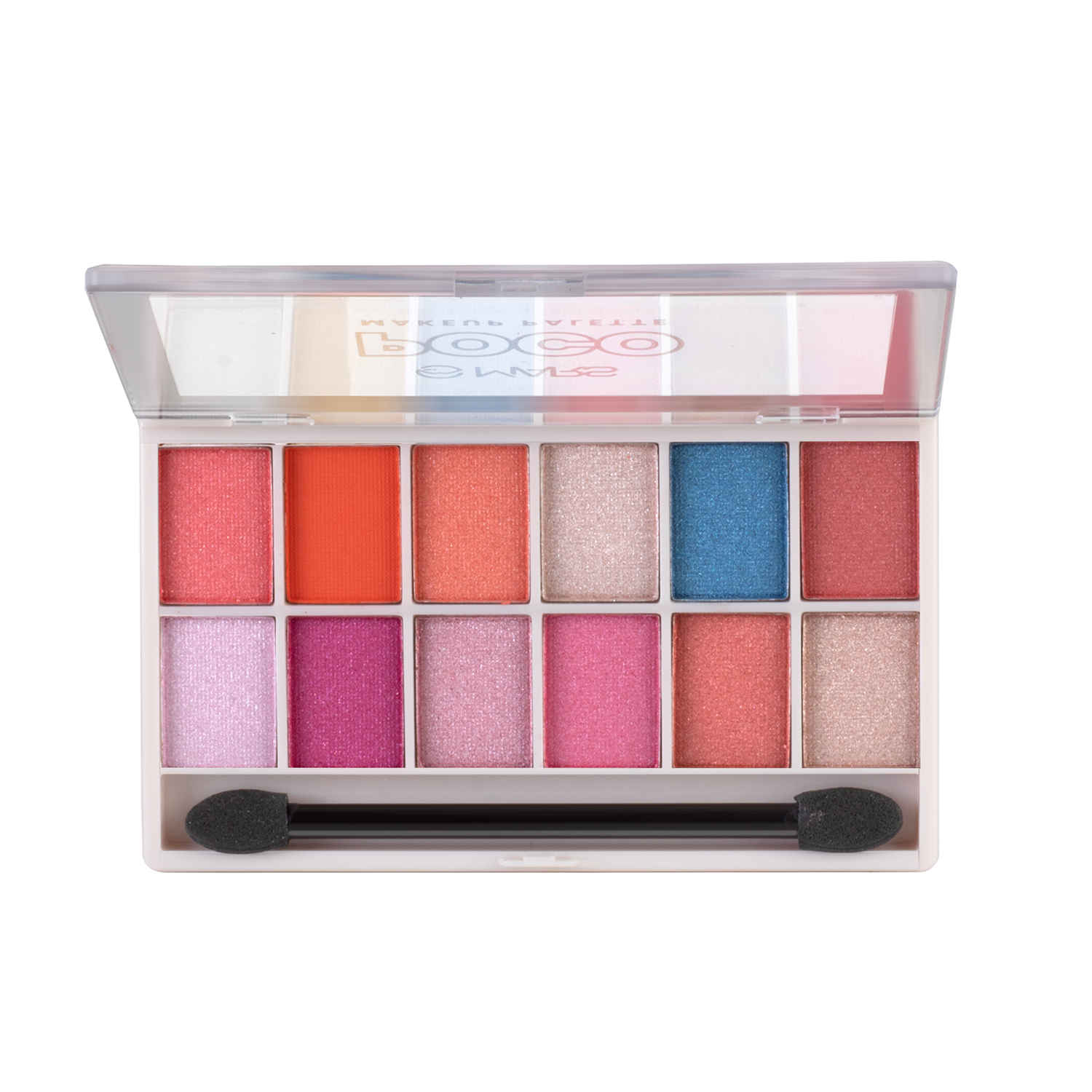 Buy MARS Poco Face Makeup and eyeshadow Palette with Slider Case | Free Applicator | Long Wearing | Highly Pigmented and Easy to Blend | 21 Shades (20 gm) (02-Multicolor) - Purplle