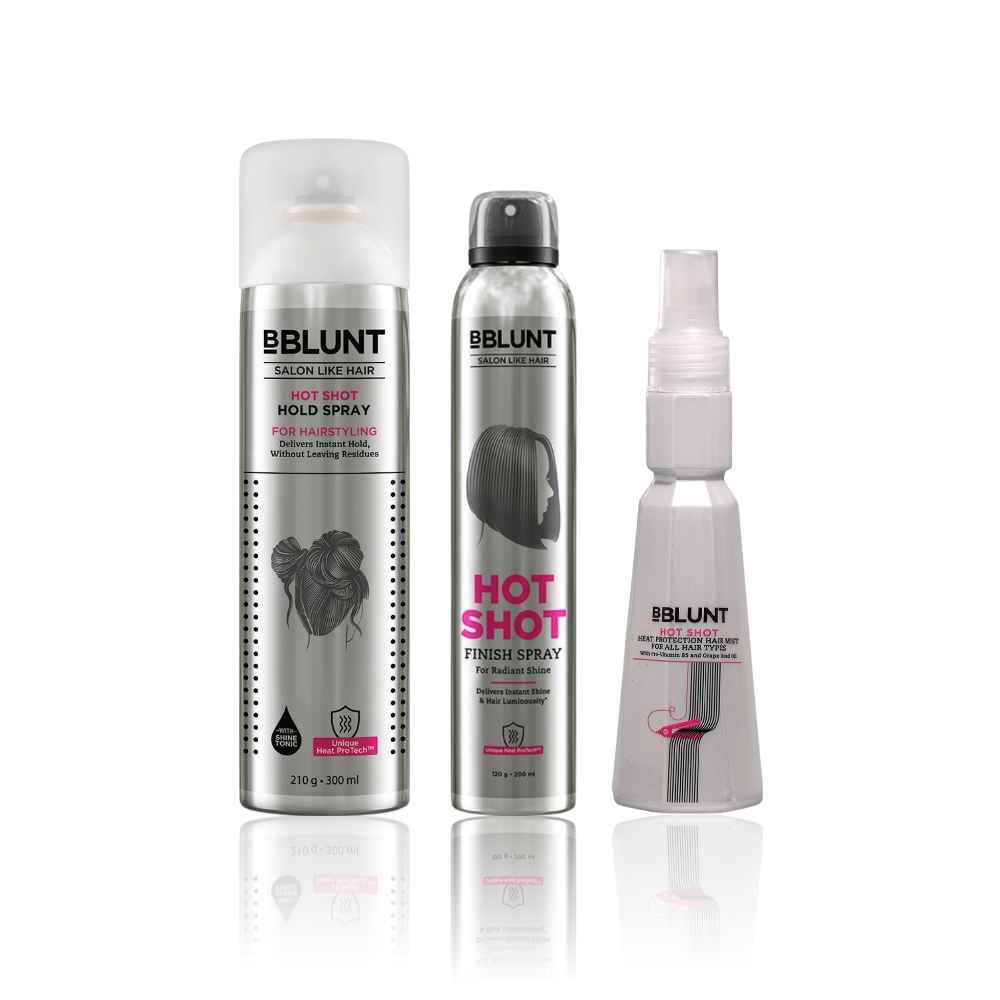 Buy BBlunt Hot Shot Shine Trio - 650 ml - Purplle