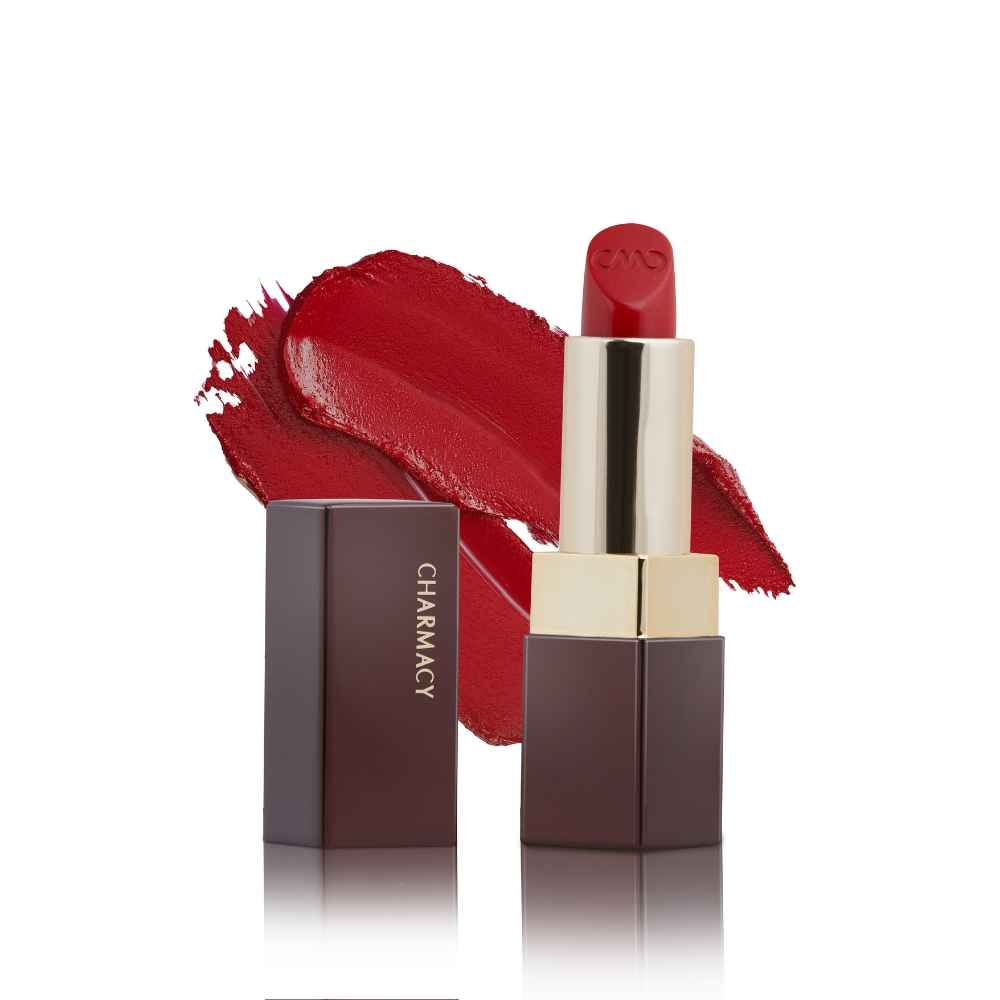 Buy Charmacy Milano Luxe Creme Lipstick (True) - 3.8 gm, Moisturised & Hydrating Lips, Highly Pigmented, Light Weight Lipstick, Single Stroke Coverage, Non-Toxic, Vegan, Cruelty Free - Purplle