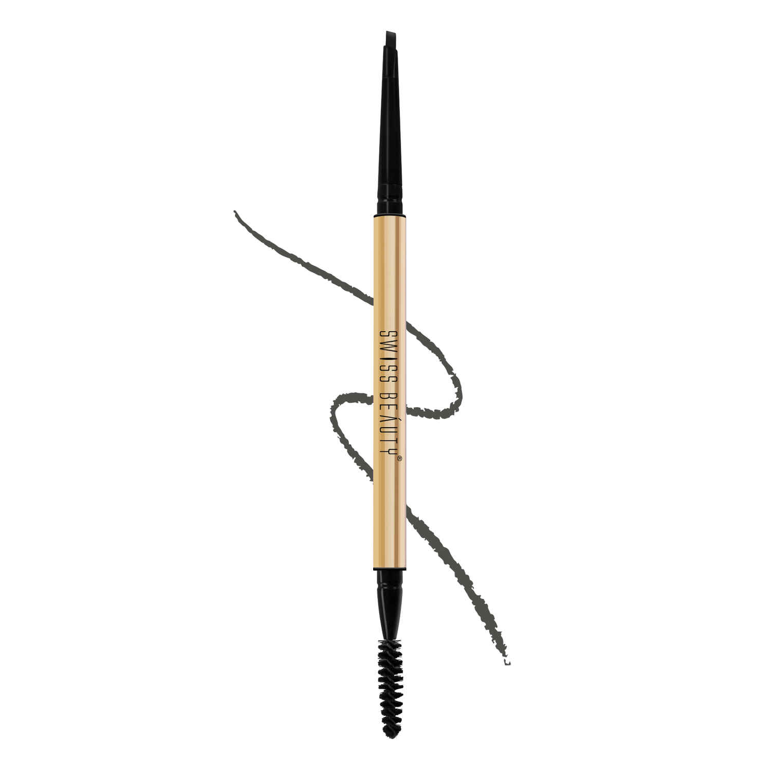 Buy Swiss beauty Micro Precision Eyebrow Pencil 04 Grey Black - 0.1 gm - Purplle