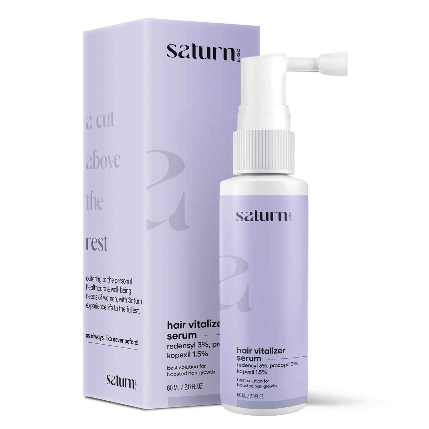 Buy Saturn by GHC Procapil Hair Growth Serum with 3% Redensyl that Prevents Hair Fall, Promotes Hair Growth & Nourishes Hair Follicles | Paraben & Sulphate Free - 60 ml - Purplle