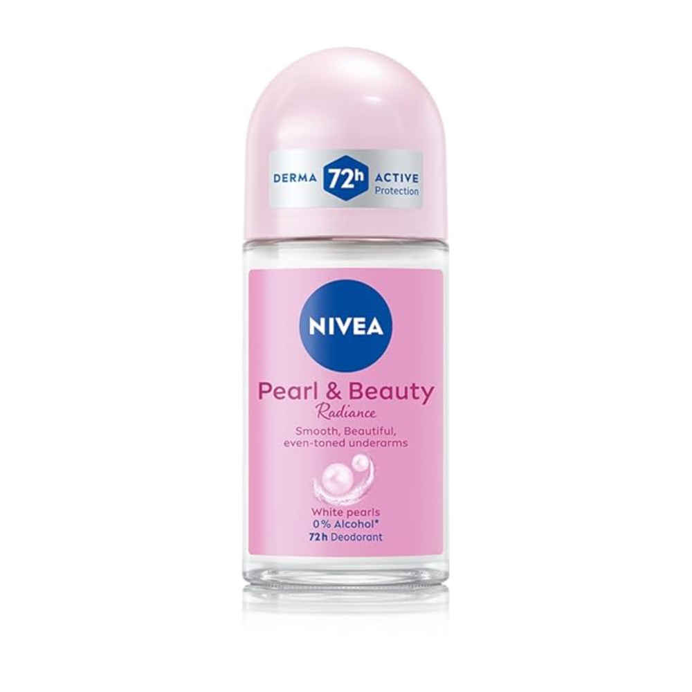 Buy NIVEA Women Deodorant Roll on, Pearl & Beauty Radiance for Eventoned Smooth & Beautiful Underarms (50 ml) - Purplle