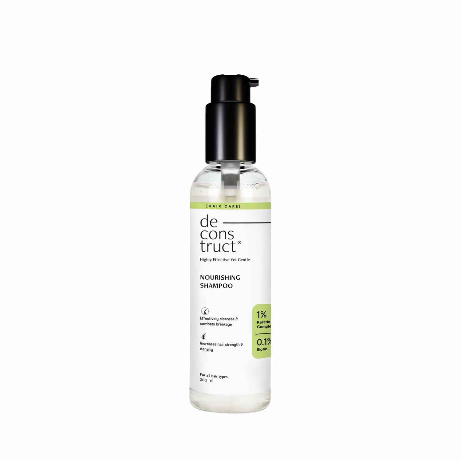 Buy Deconstruct Nourishing Shampoo 1% Keratin Complex + 0.1% Biotin | For Hair Breakage - 241 gm - Purplle