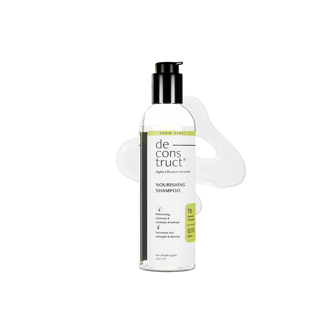 Buy Deconstruct Nourishing Shampoo 1% Keratin Complex + 0.1% Biotin | For Hair Breakage - 241 gm - Purplle