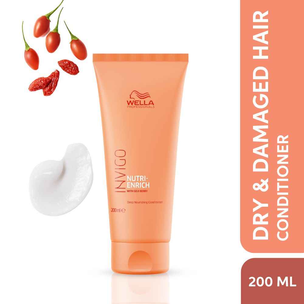 Buy Wella Professionals INVIGO Nutri Enrich Deep Nourishing Conditioner (For Dry And Damaged Hair) 200 ml - Purplle