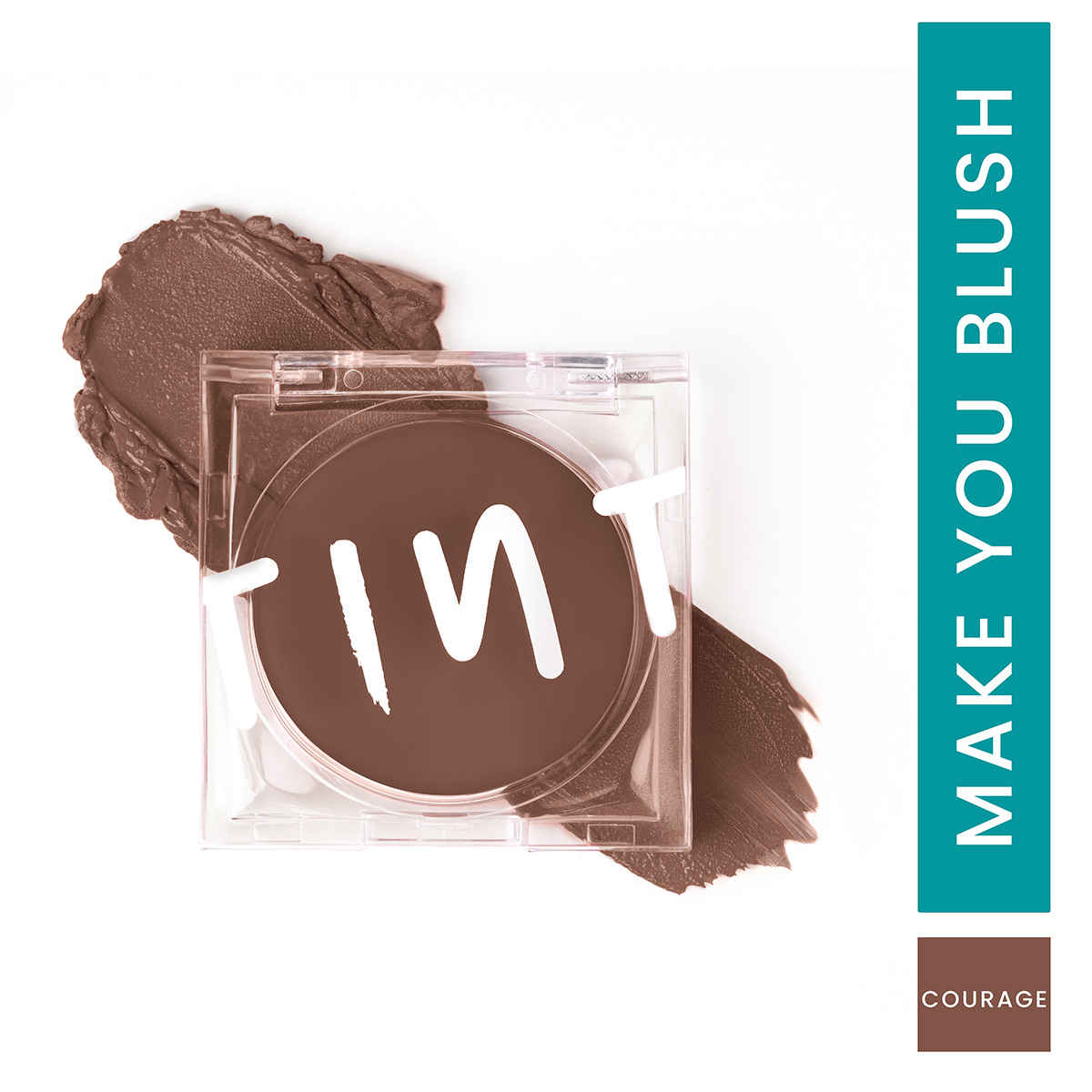 Buy Tint Cosmetics Courage Blusher, Chocolate Brown, 4.5g - Purplle