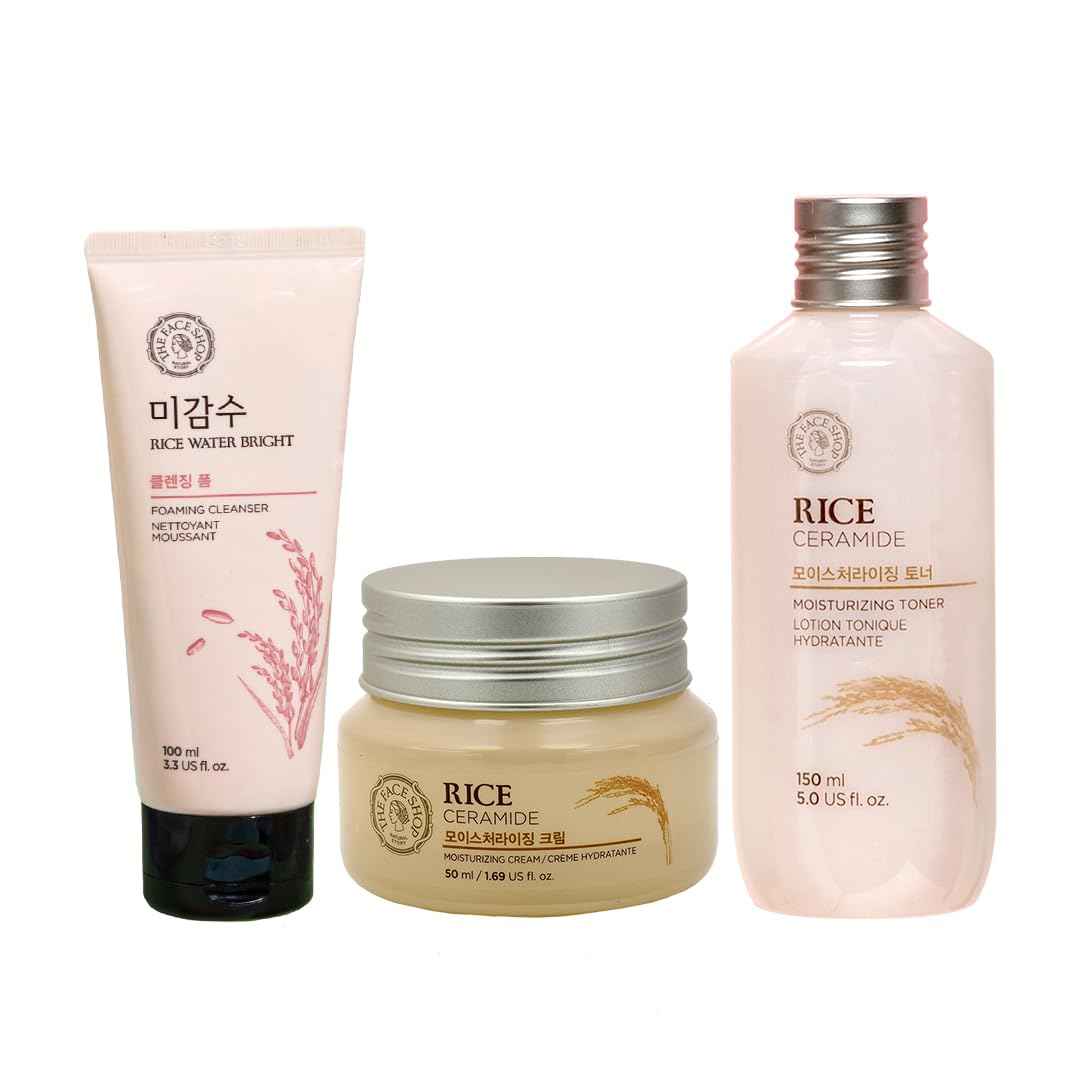 Buy The Face Shop Brightening Combo for Dry Skin - Purplle