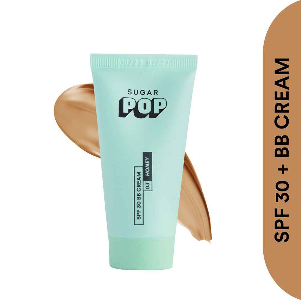 Buy SUGAR POP Spf 30 + Bb Cream - 03 Honey - Lightweight, Blendable, Long Lasting Natural Finish For Indian Skin, Built-In Spf 30 For Uv Protection For All Skin For Women|25 Gm,1 Count - Purplle