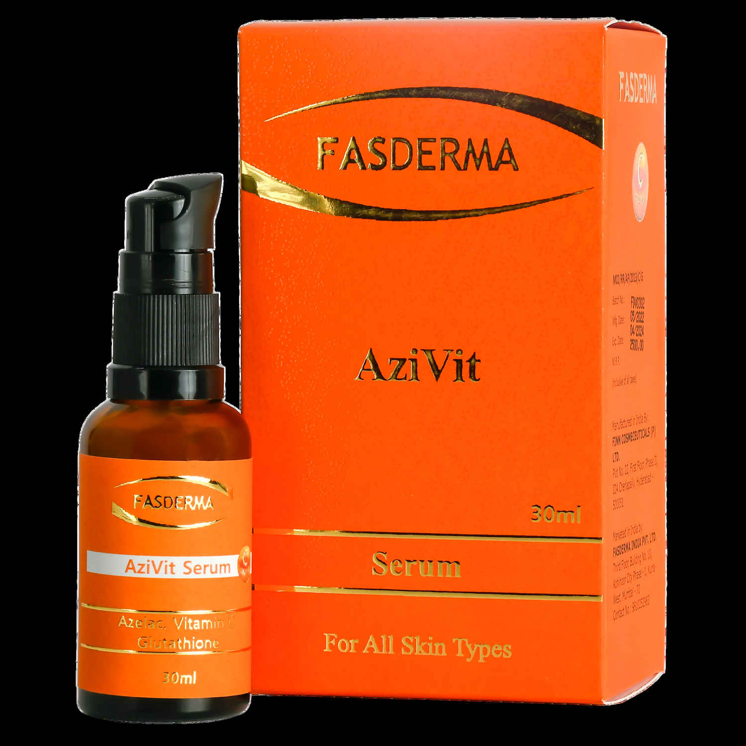 Buy Fasderma Azivit Serum - Vitamin C 30ml - Purplle
