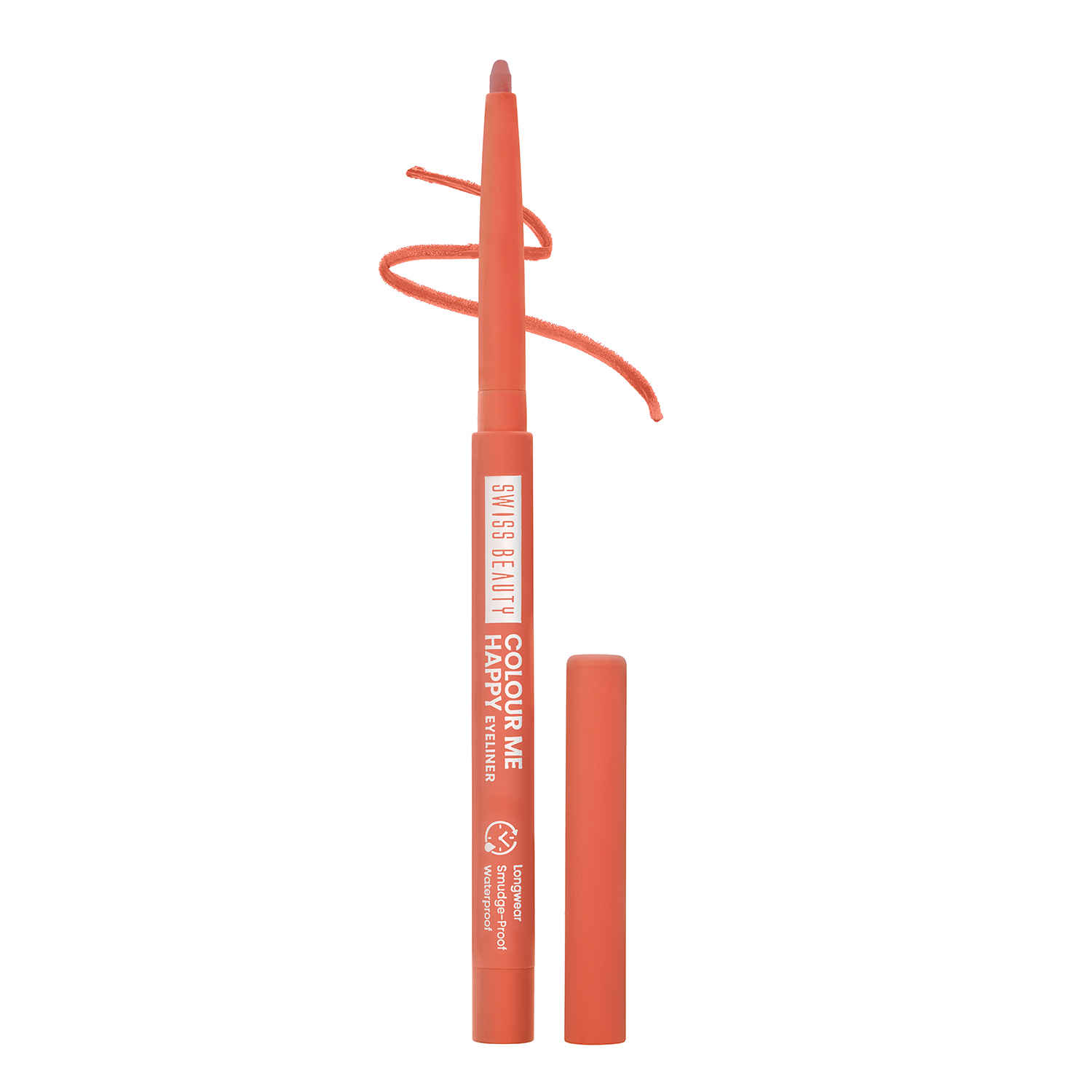 Buy Swiss Beauty Colour Me Happy Eyeliner | Waterproof & Smudge-Proof | Long-Lasting |5-Orange Daisy 0.4 gm - Purplle