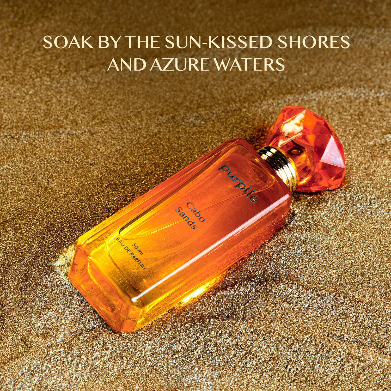 Buy Fragrances by Purplle | Cabo Sands (50 ml) | warm notes black currant, ylang ylang, orchid, chocolate, patchouli, amber long lasting fragrance | luxury perfume for women | premium woody warm fragrance - Purplle