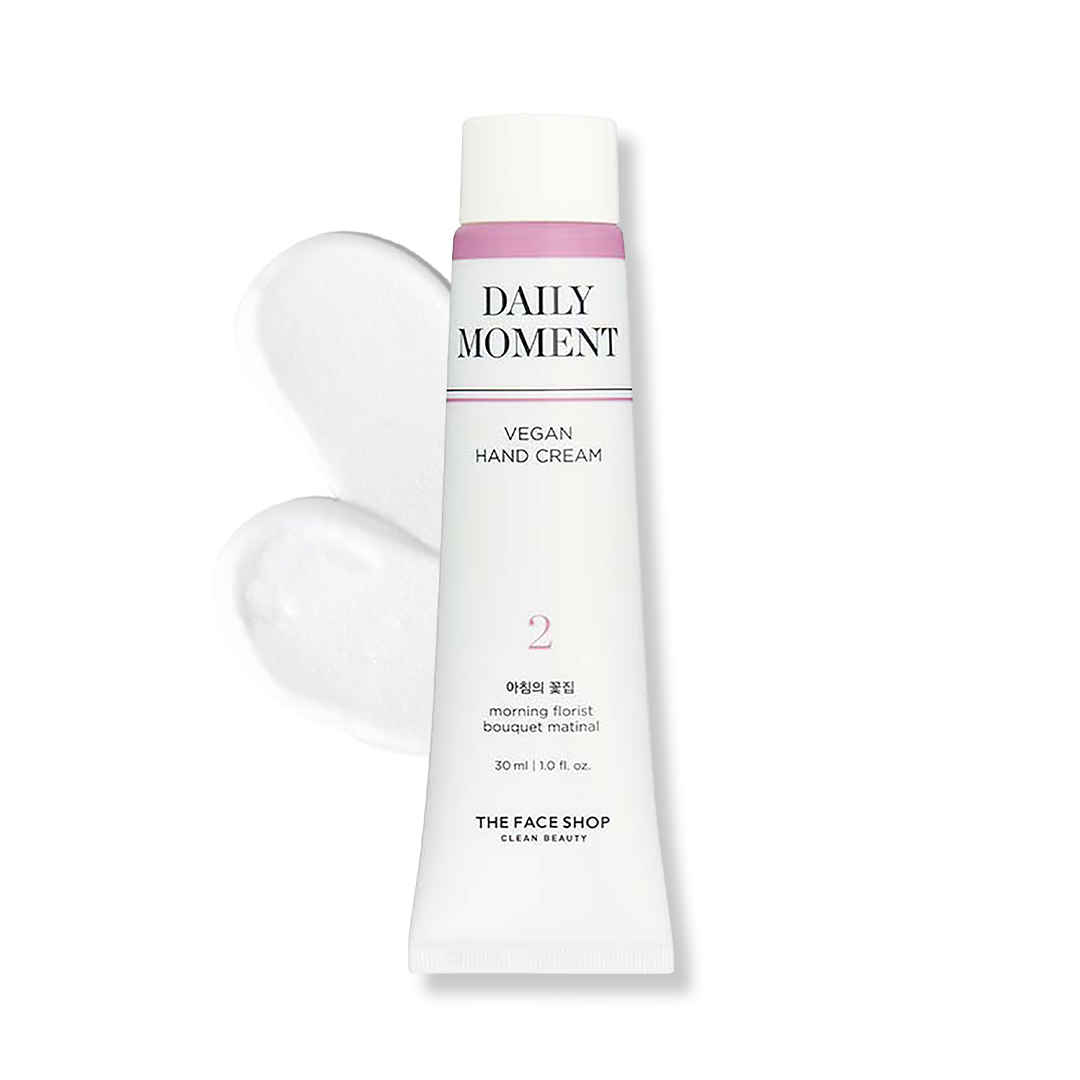 Buy The Face Shop The Face Shop Daily Moment Vegan Hand Cream - Morning Florist with Hyaluronic Acid & Shea Butter, Non-Greasy hand care cream 30 ml - Purplle