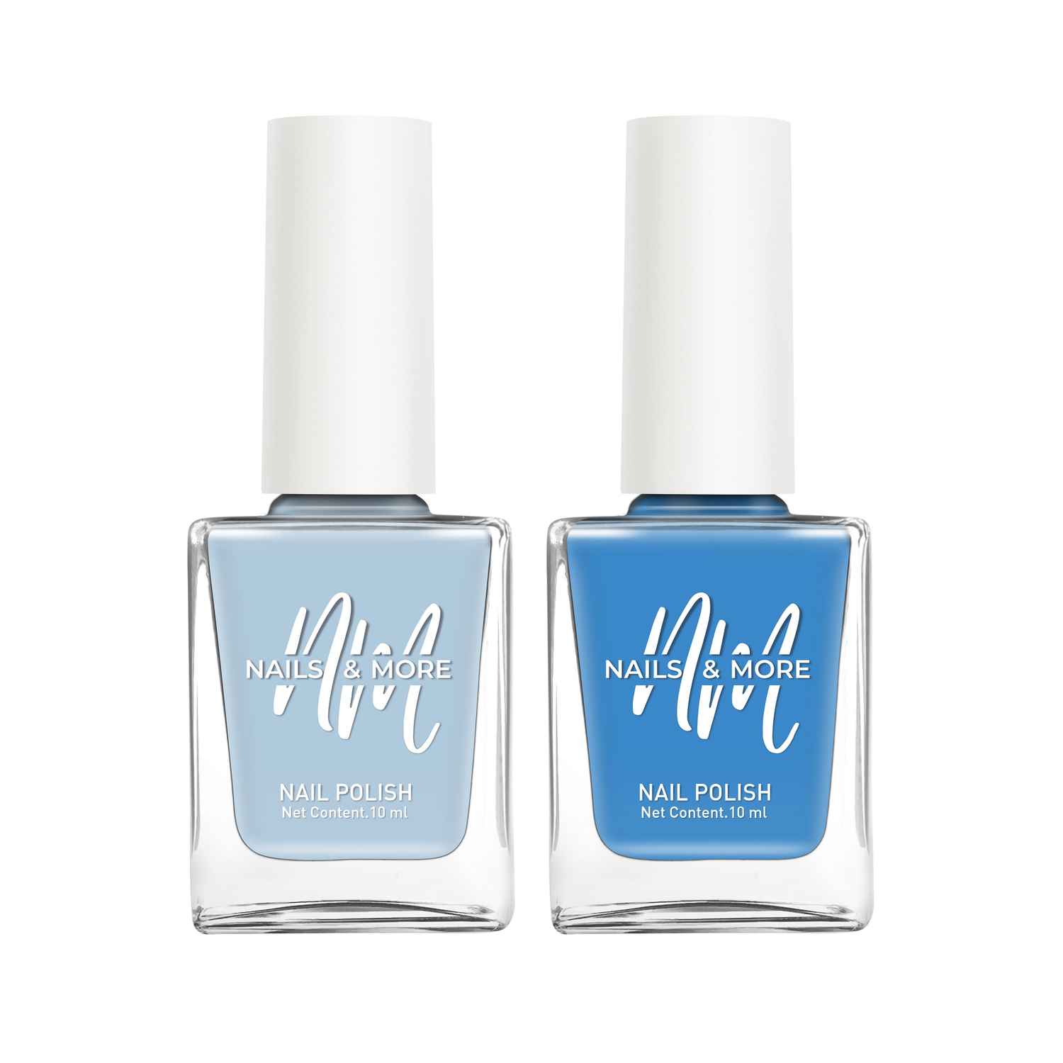 Buy Nails&More Enhance Your Style with Long Lasting in Baby Blue - Blue Ocean Pack of 2 - Purplle