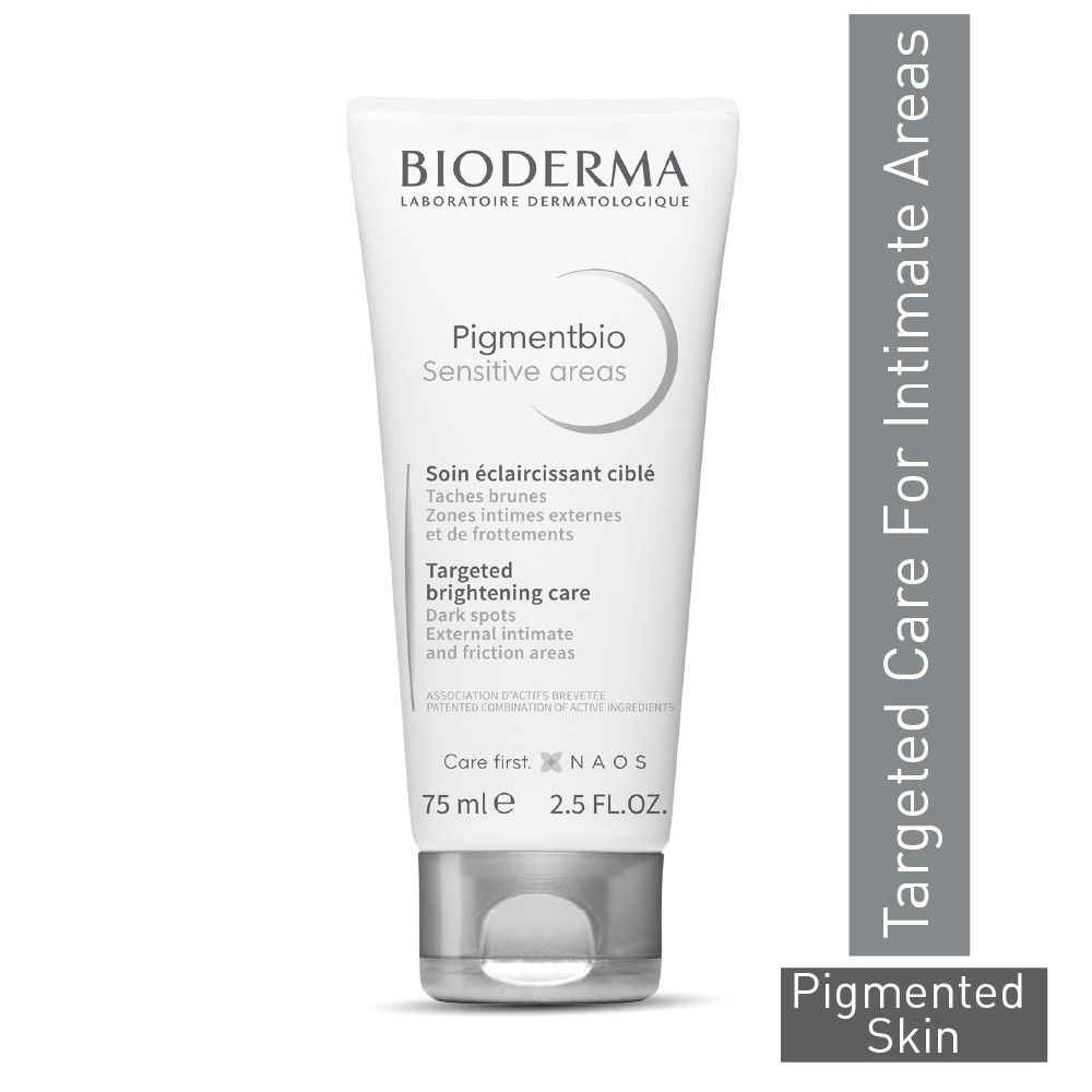 Buy Bioderma Pigmentbio Sensitive Areas Unified and brightened skin tone even for the most delicate areas (75 ml) - Purplle