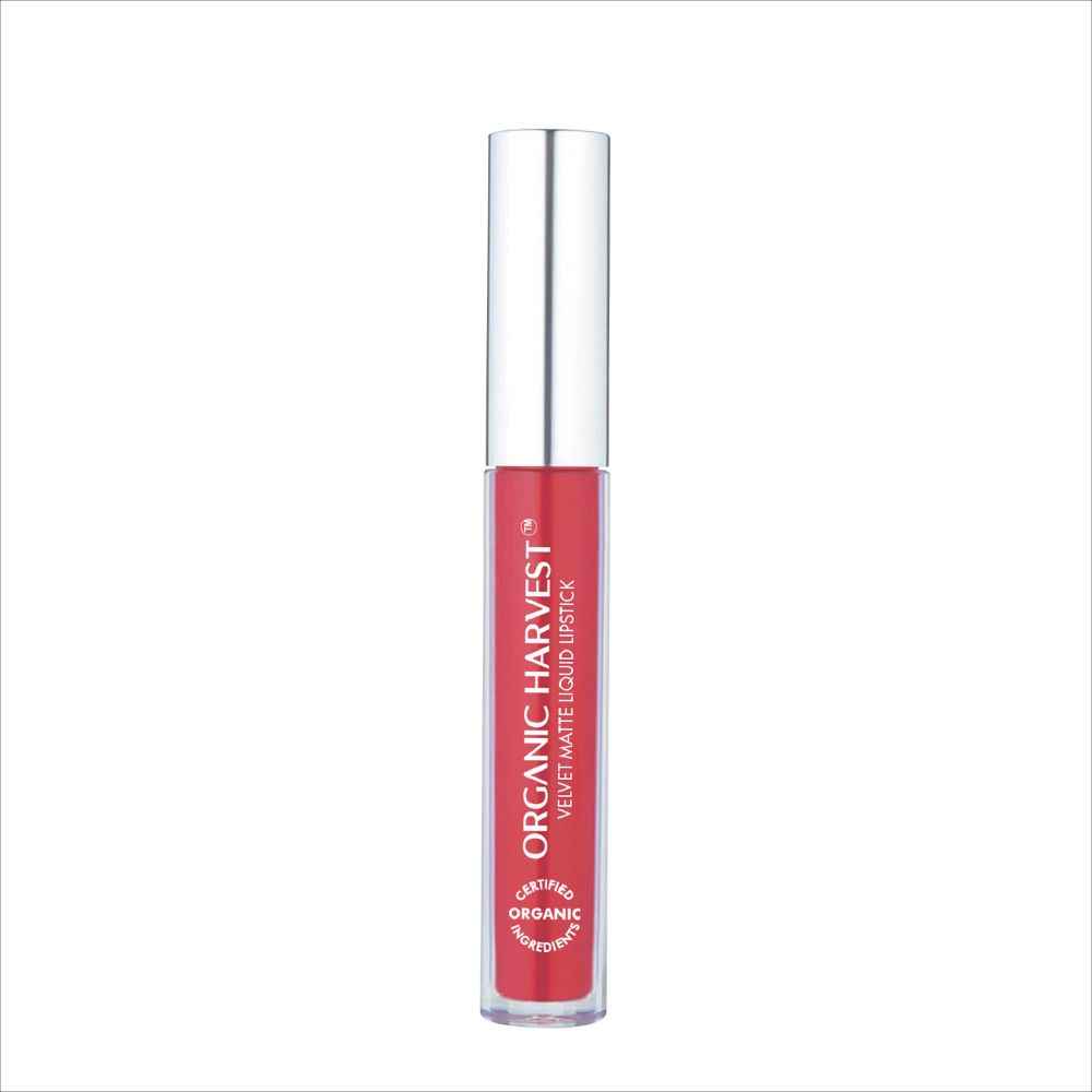 Buy Organic Harvest Velvet Matte Liquid Lipstick - Deep Berry Rose, 2.6 ml - Purplle