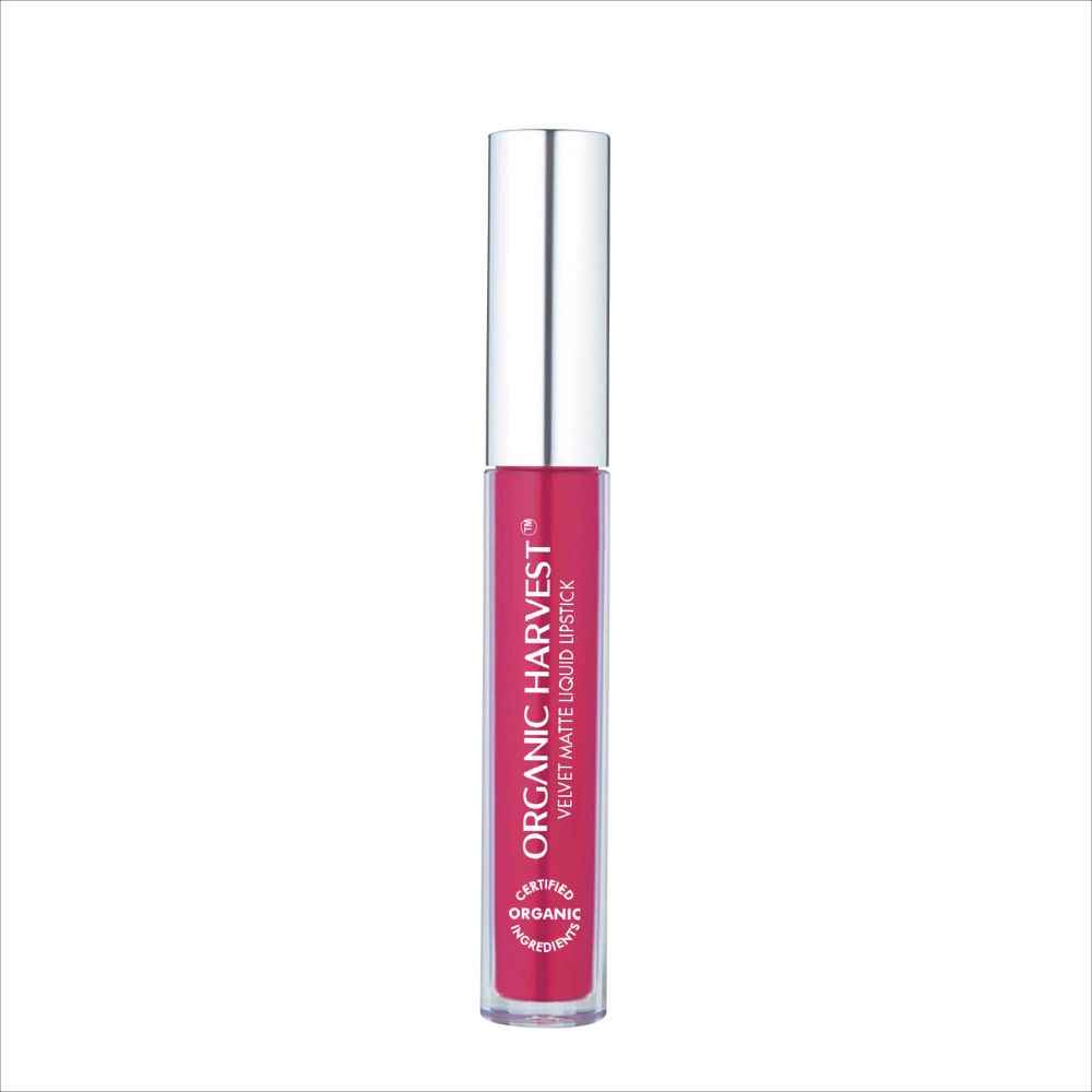 Buy Organic Harvest Velvet Matte Liquid Lipstick - Rosebud Pink, 2.6 ml - Purplle
