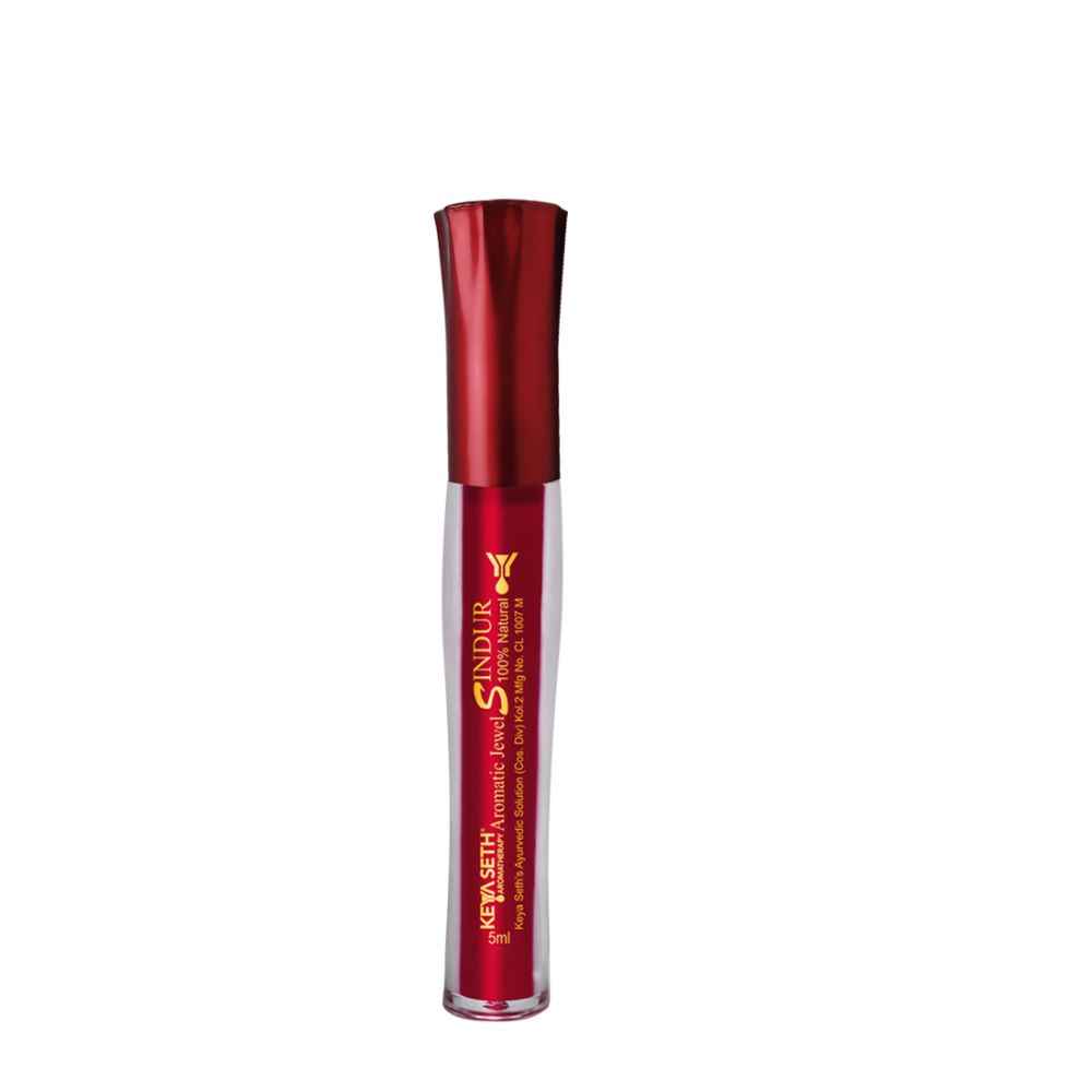 Buy Keya Seth Aromatherapy Aromatic 100% Natural Liquid Sindoor (Maroon) 5 ml - Purplle
