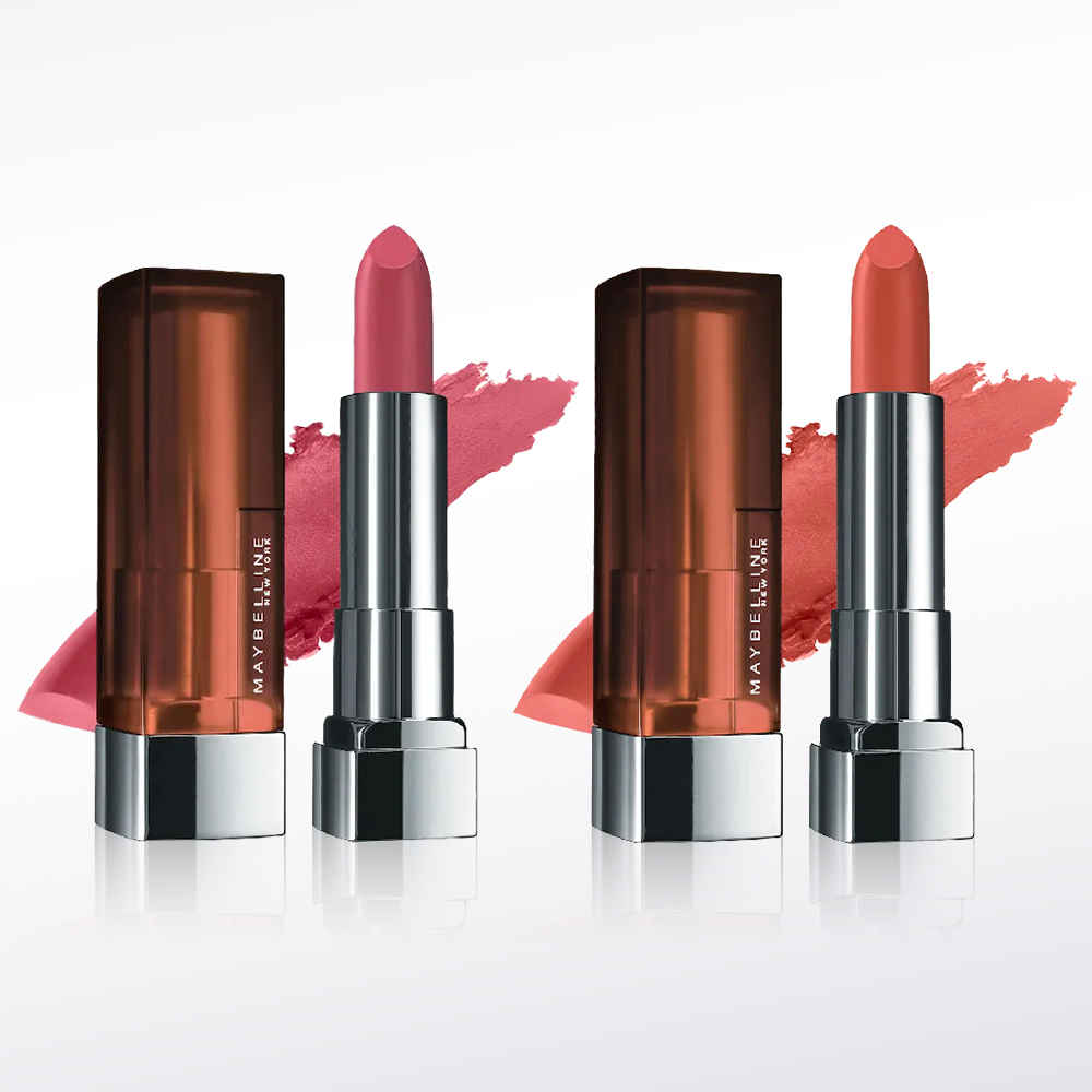 Buy Maybelline New York Color Sensational Creamy Matte Lipstick Touch Of Spice (3.9 gm)+ Nude Nuance (3.9 gm) - Purplle