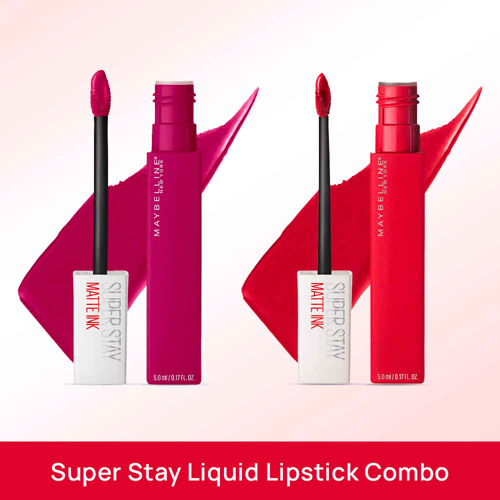 Buy Maybelline New York Super Stay Matte Ink Liquid Lipstick, 120 Artist, 5 gm + 20 Pioneer 5 gm - Purplle