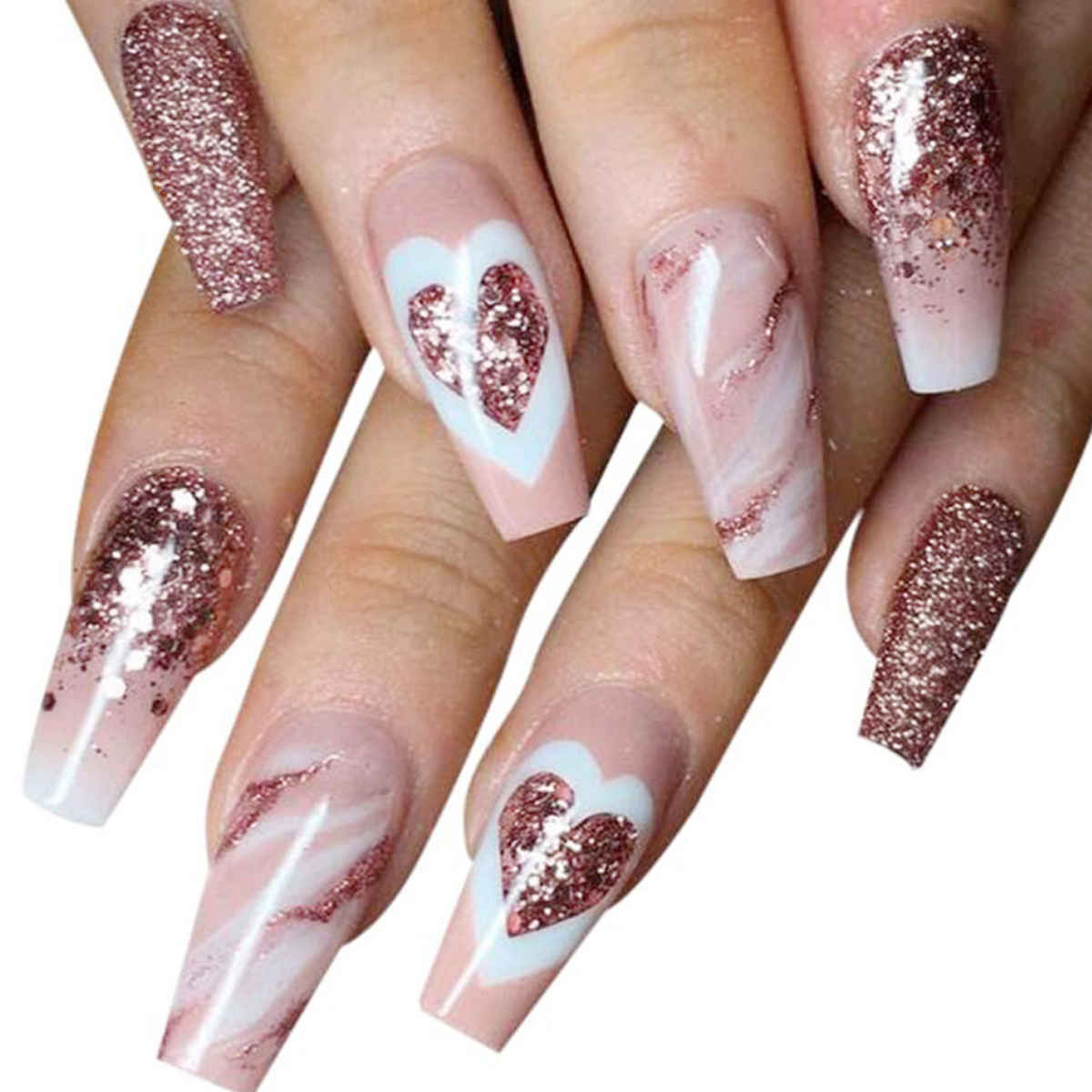 Buy Secret Lives Love Glitter Pink 24 Pcs - Purplle