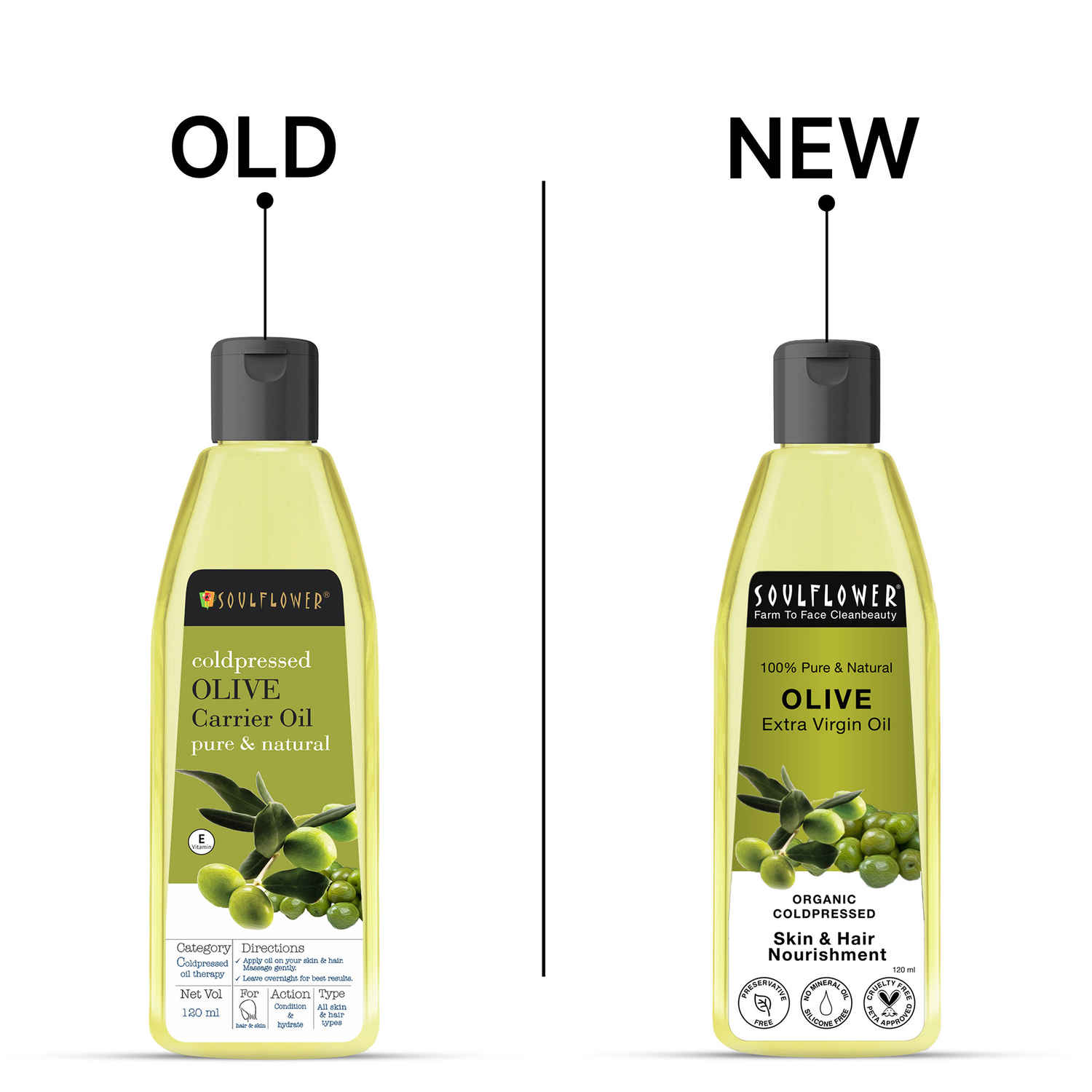 Buy Soulflower Cold Pressed Olive Oil 120 ml - Purplle