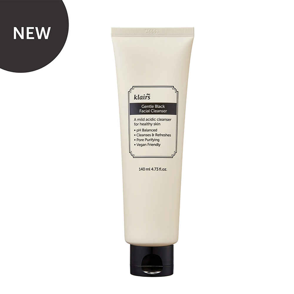 Buy Klairs Gentle Black Facial Cleanser (140 ml) - Purplle
