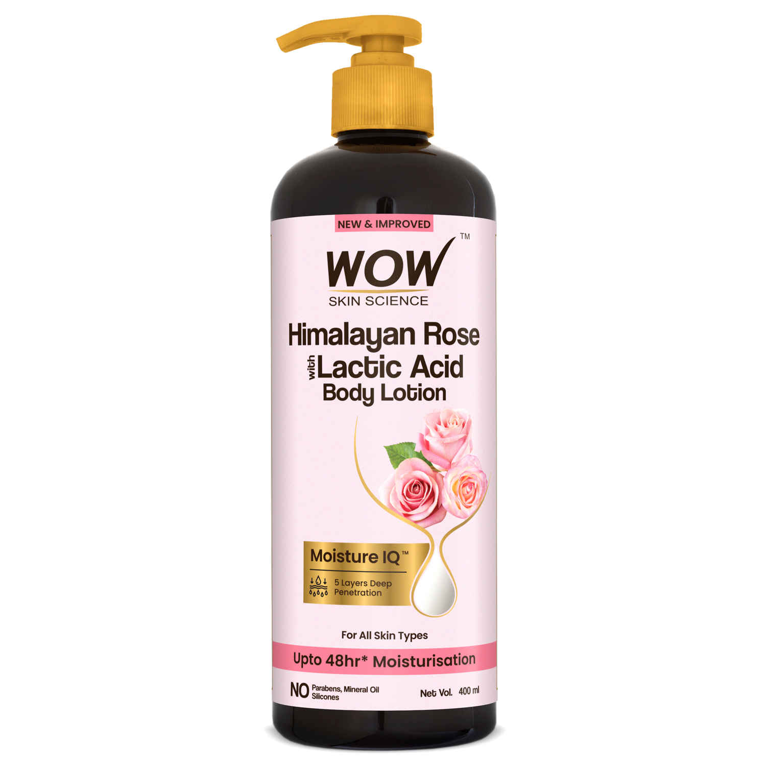 Buy WOW Skin Science Himalayan Rose Body Lotion For Light Hydration - Normal To Oily Skin - with Rose Water, Beetroot Extract - 400 ml - Purplle