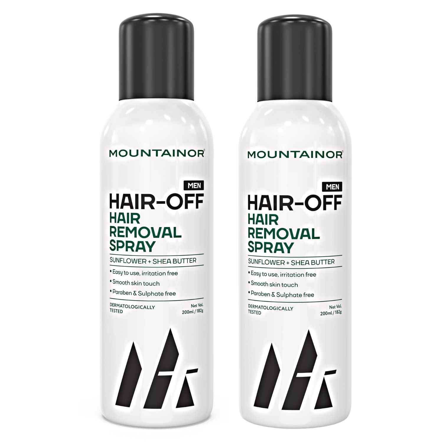 Buy Mountainor Hair Removal Spray For Men - 200ml Pack Of 2 - Purplle