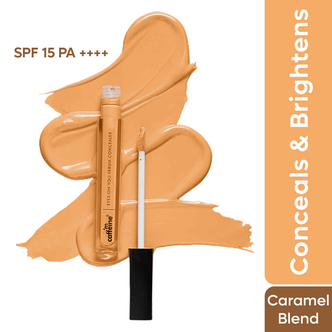 Buy mCaffeine Eyes On You Serum Concealer | Brightens Under Eye & Reduces Dark Circles | Lightweight & Natural Finish for Everyday Use -Caramel Blend -5 ml - Purplle