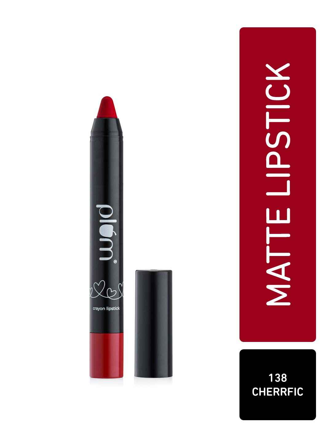 Buy Plum Twist & Go Matte Lipstick |Airbrushed Finish | Long Lasting |Cherrific - 138 (Cherry Red) - Purplle