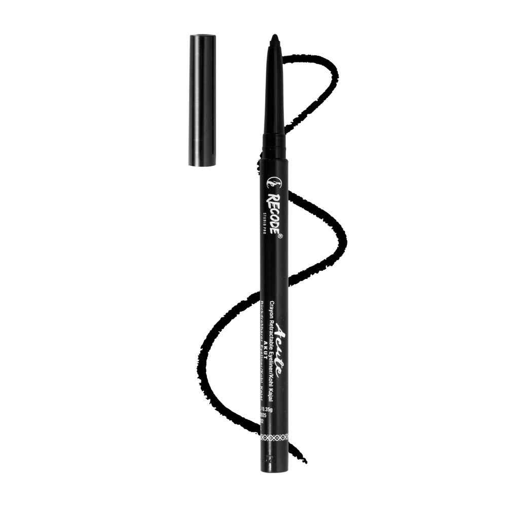 Buy Recode Acute Kajal Pencil- Black 0.35 gm - Purplle