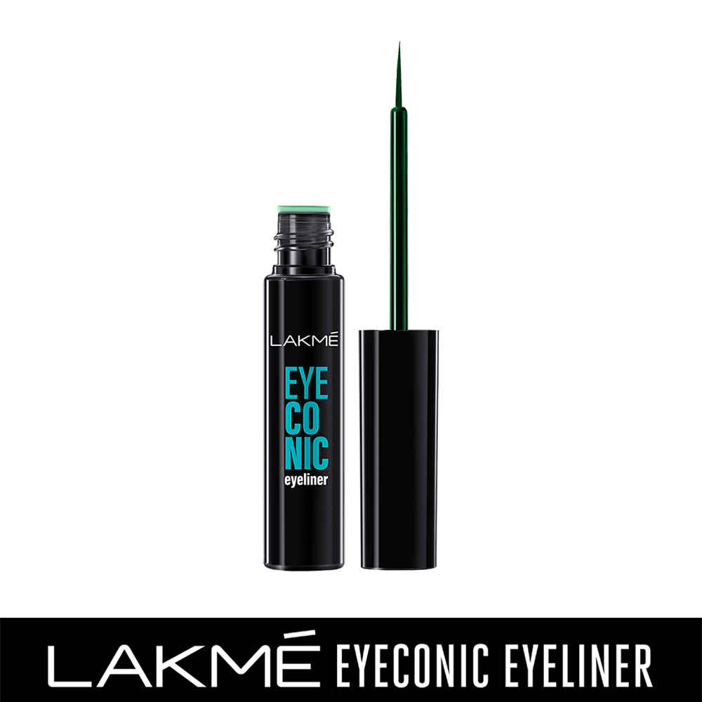 Buy Lakme 9 to 5 Eyeconic Liquid Eyeliner Matte Finish |Waterproof |Smudgeproof 24 Hrs |Green | 4.5 ml - Purplle