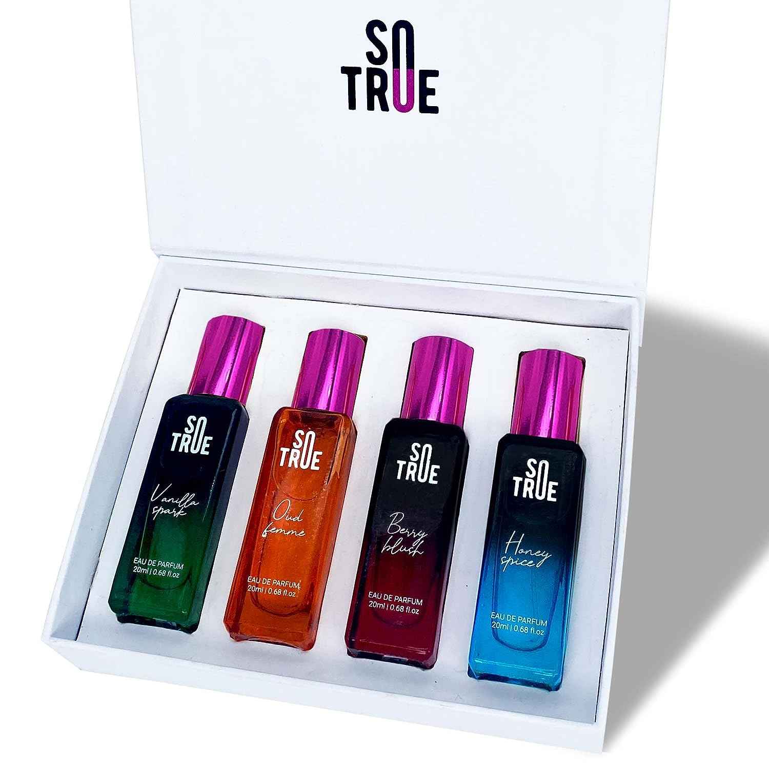Buy Sotrue Perfume For Women Gift Set Pack of 4 x 20 ml - Purplle