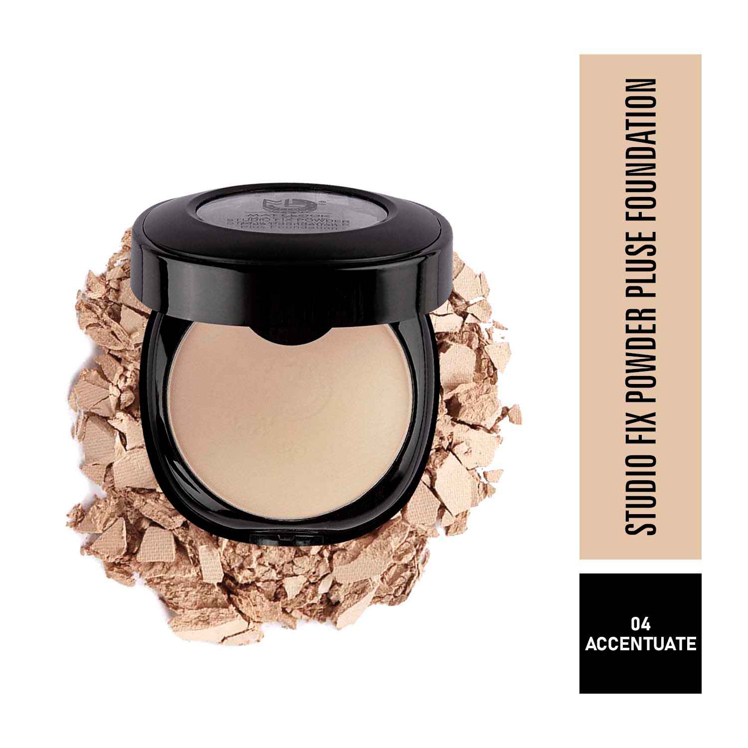Buy Mattlook Studio Fix Powder Plus Foundation 2 Way Compact, Concealer, Moisturizing , Oil Control, Face Makeup, Accentuate (24 gm) - Purplle