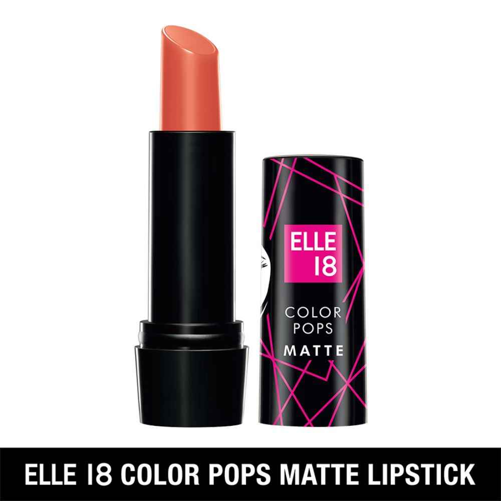 Buy Elle18 Color Pop Matte Lip Color, C27, Peach Impact, 4.3 gm - Purplle