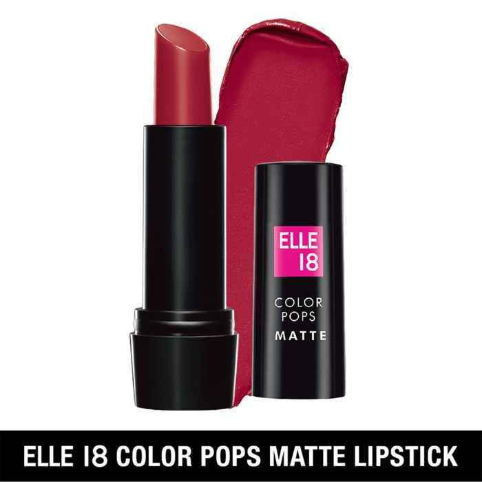 Buy Elle18 Color Pop Matte Lip Color, Code Red, (4.3 gm) - Purplle