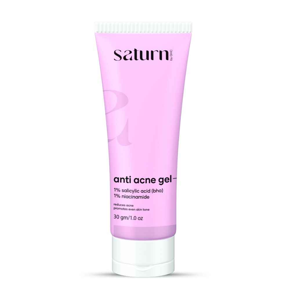 Buy Saturn by GHC Anti Acne Gel With Niacinamide & Salicylic Acid That Fights Active Acne & Reduces Acne Scars | Chemical Free 30 gm - Purplle